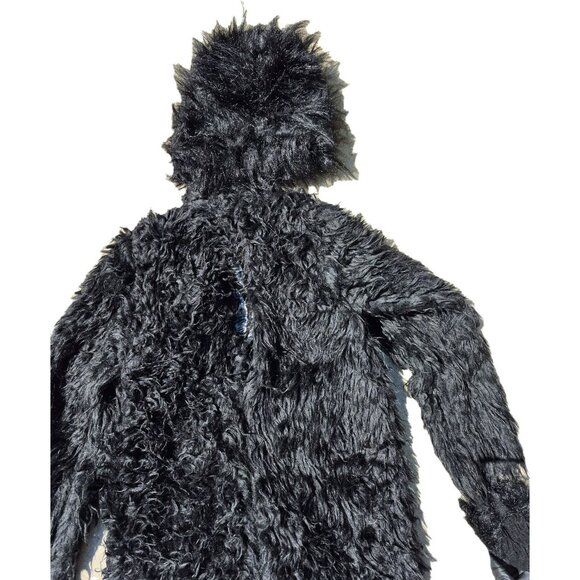 Seasons USA Gorilla Costume Halloween Child Size L 10-12 Black Faux Fur - Picture 11 of 14